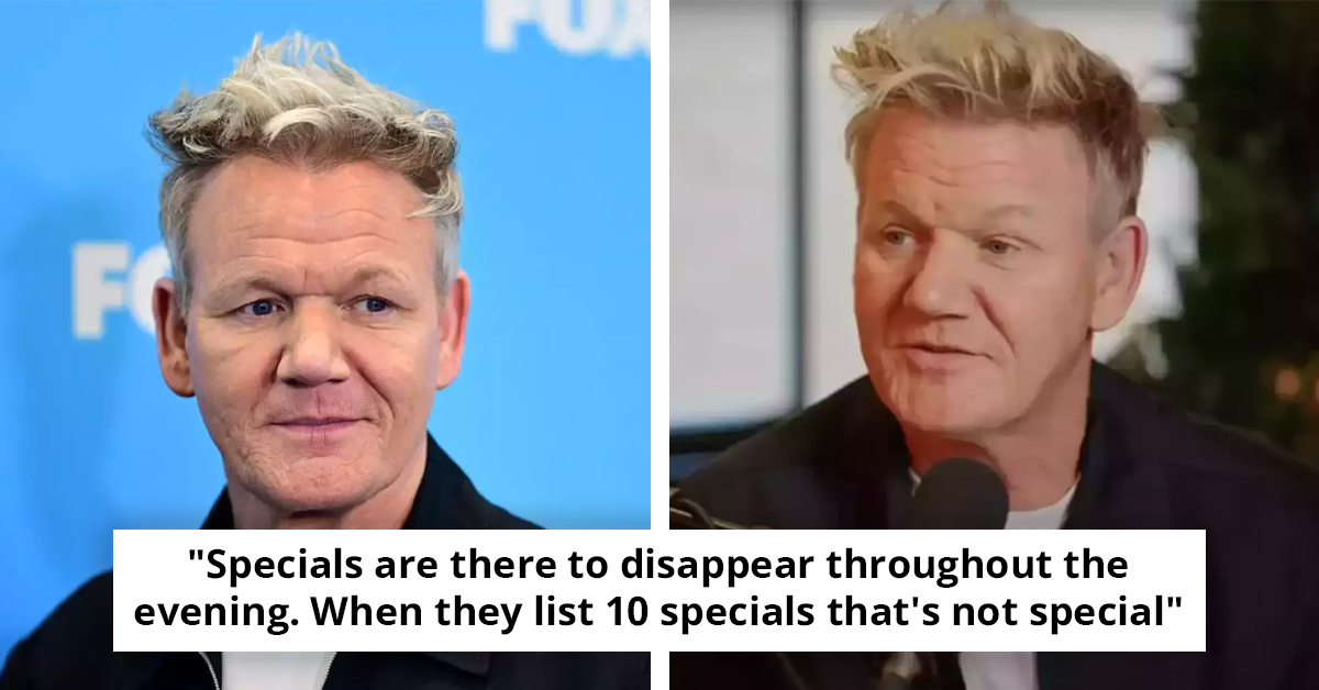 Gordon Ramsey Gives Us The Biggest Warning About What Not To Order At Restaurants