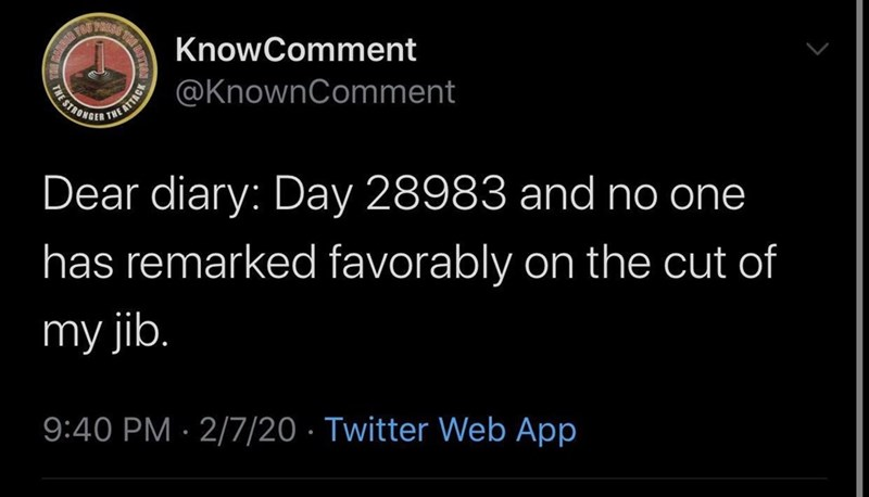 Where there’s life, there’s hope. It’ll happen someday.