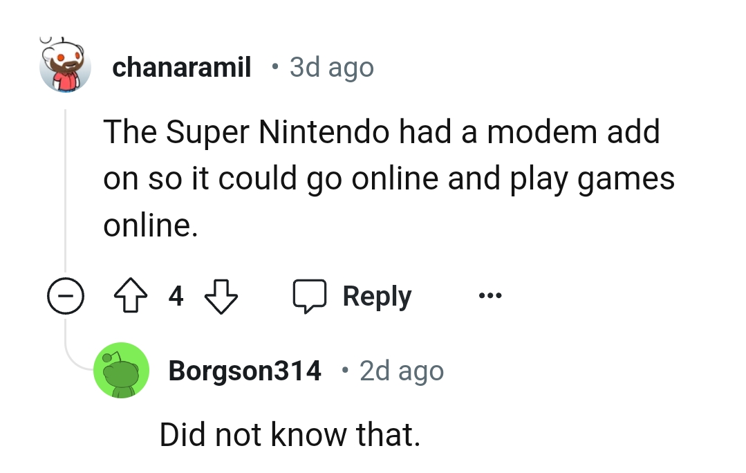 7. The Super Nintendo Had a Modem Add-On