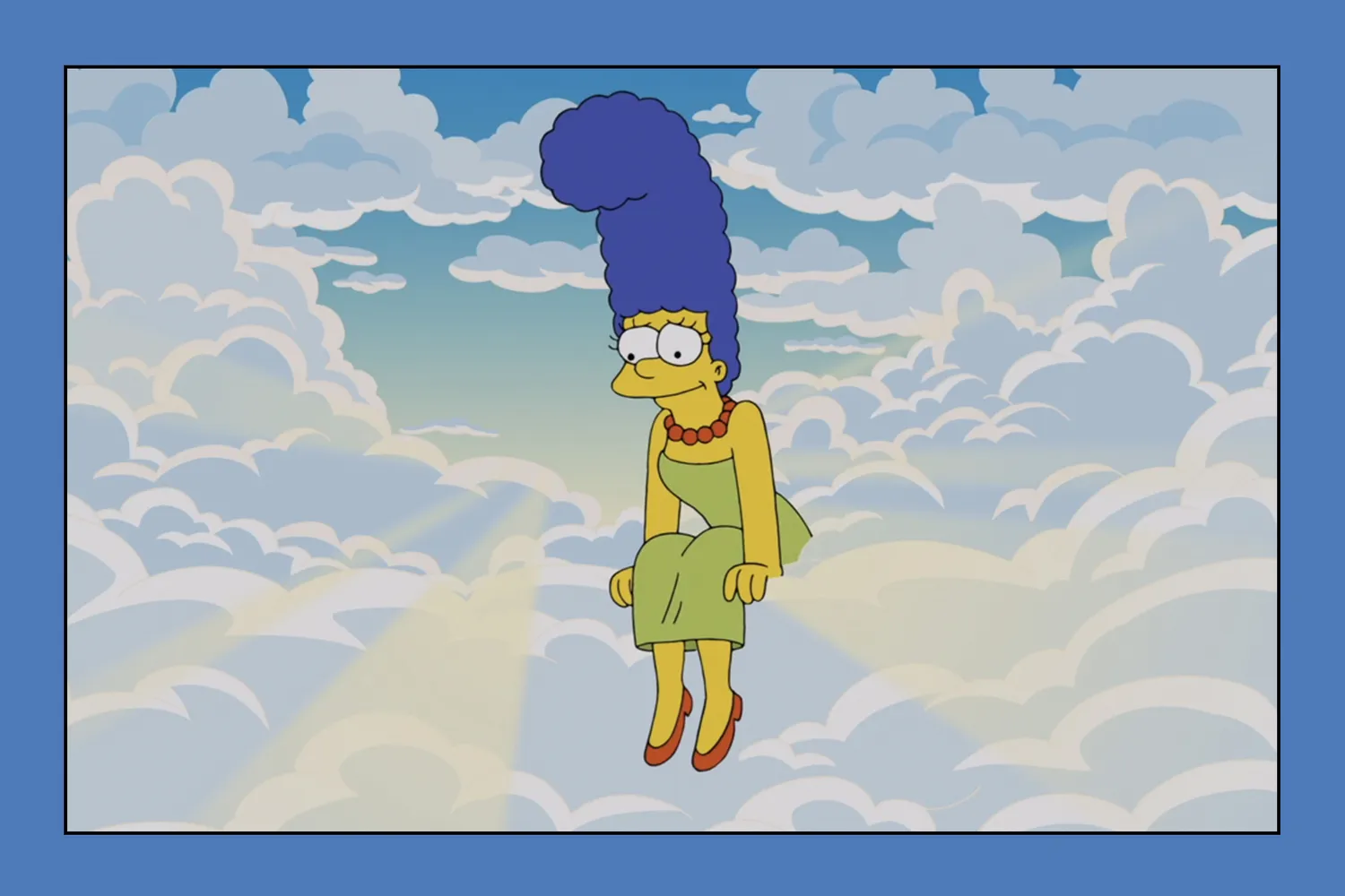 Marge Simpson’s journey to heaven in the season 36 finale of 'The Simpsons.'