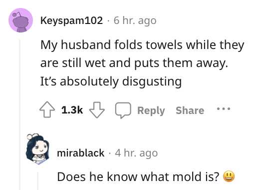 12. The towel should be left out to air dry