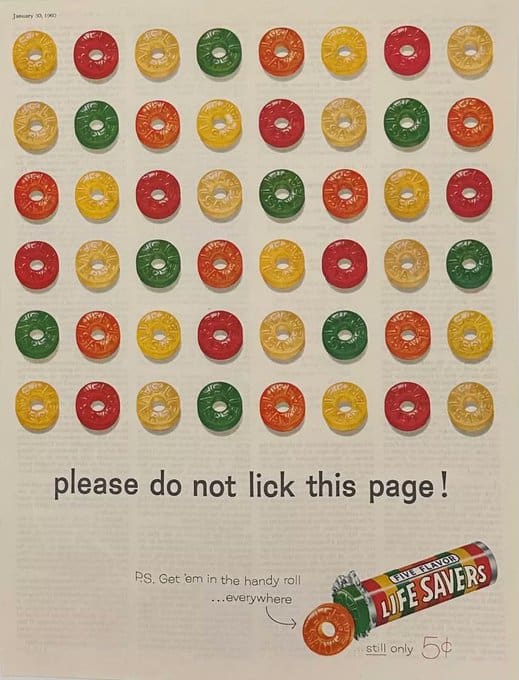 "This is one of my favorite ads ever, created in 1960 by Henry Slesar, who would eventually win an Emmy for TV scriptwriting and become a science fiction author of some note."