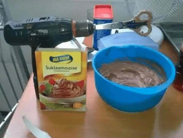 13. "Jury-Rigged Mixer"