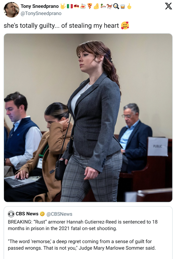 Looks like Tony here’s been caught in the act of having a major crush—the evidence is undeniable.