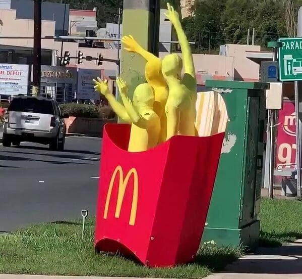 It's not creepy at all