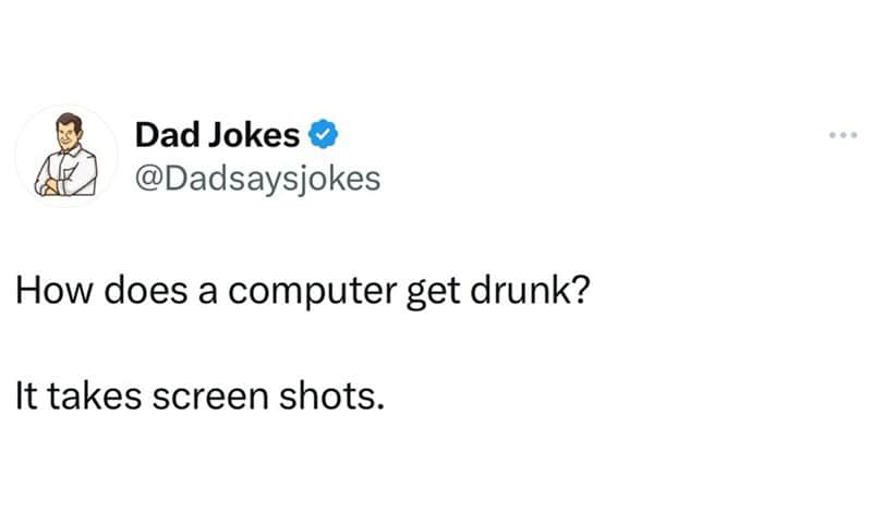 Computers generally can't handle their liquor