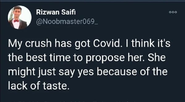 15. "The upside of COVID."