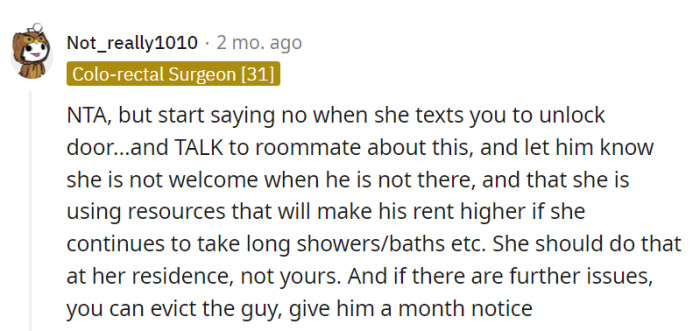 The blame's definitely not on OP.