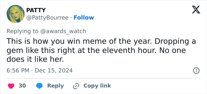 “No one does it like her.”