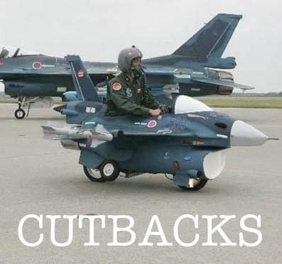 "Cutbacks."
