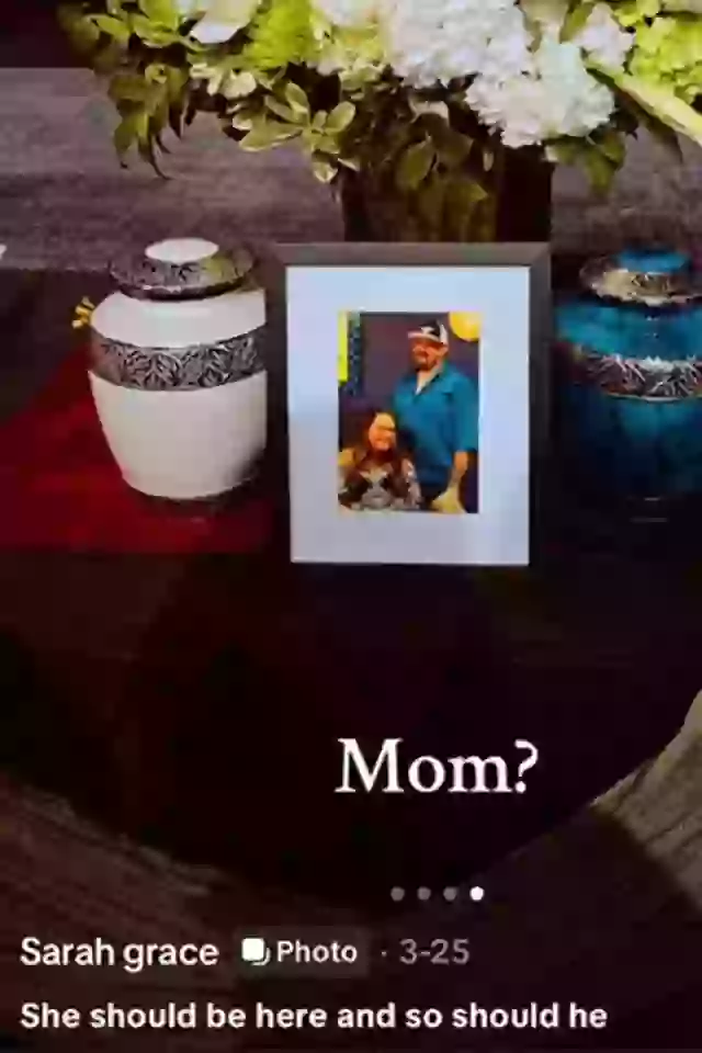 The teenager is said to have posted a series of chilling posts mourning her parents on TikTok