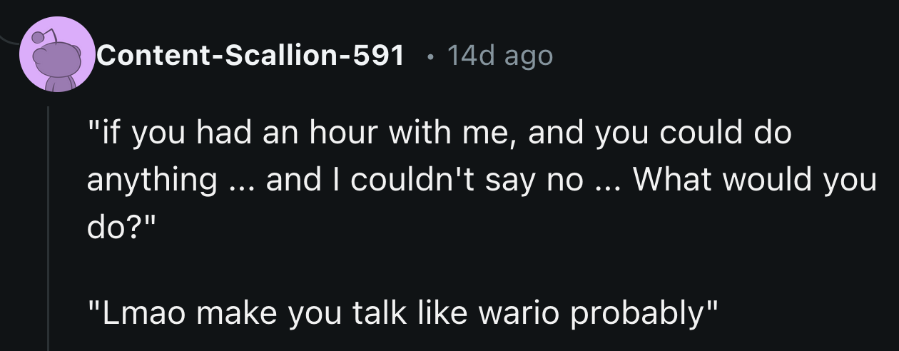 Soon enough, they moved on to making fun of OP's teenage self for missing all the signs.