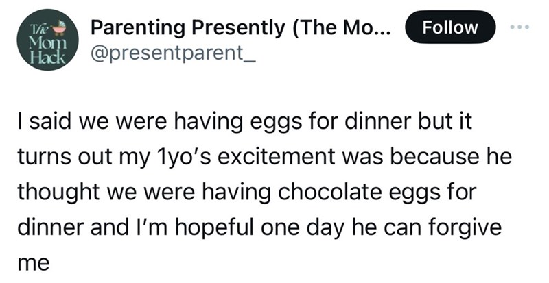 You are done with any eggs... Just saying