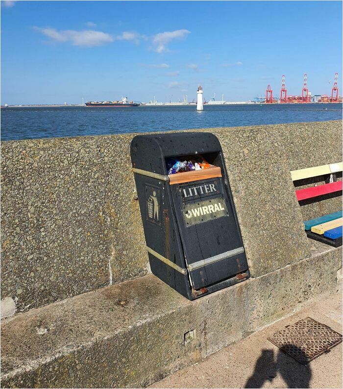 "This Bin, Designed to Fit Perfectly with the Angled Wall"