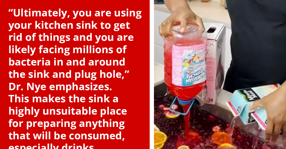 ‘Sink Drink’ TikTok Trend—A Recipe for Illness According To Experts