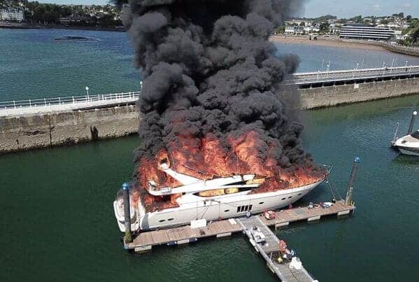 1. “Yacht Fire in Torquay, UK 28/5/22”