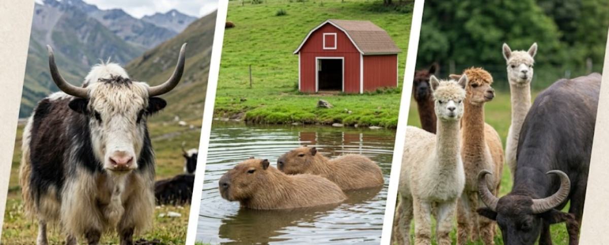 Unique Farm Animals: Unusual and Exotic Livestock You Can Raise