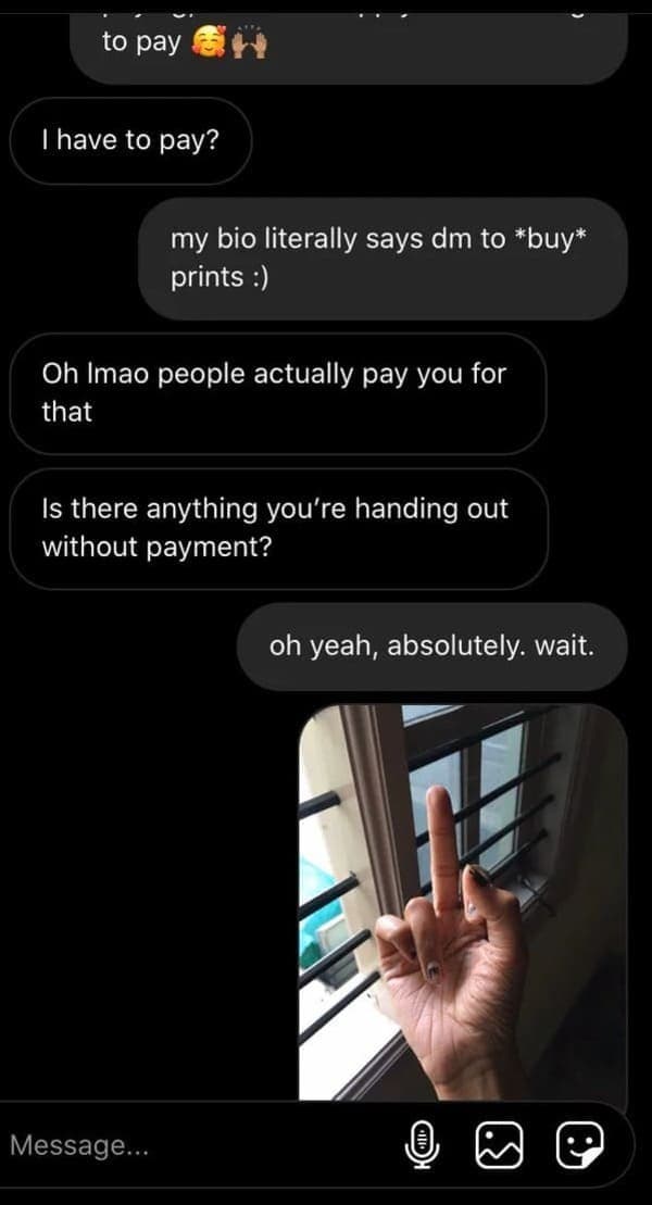 29. "How much do 'buy prints' actually cost?"