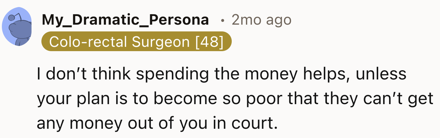 Spending Money Does Not Help