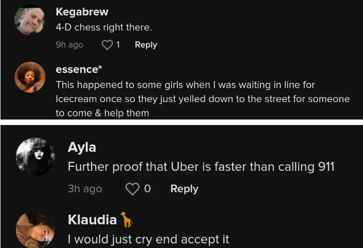 The internet celebrated her cleverness.