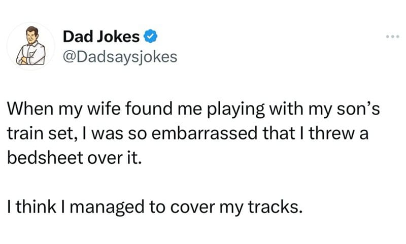 Covering his tracks...