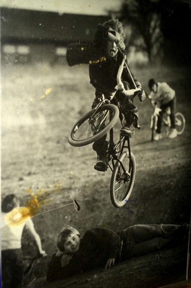 29. “My dad got in trouble for skipping school because the local paper printed this picture of him, 1984”