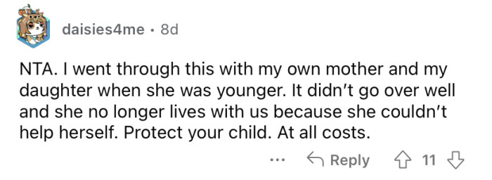 "Protect your child."