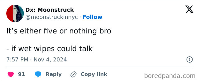 It's going to be five of them every single time.