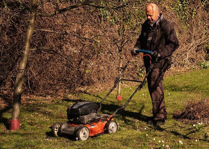 6. When you have neighbors, anything can lead to a turf war—even mowing the lawn