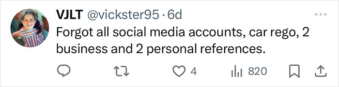 “All social media accounts”