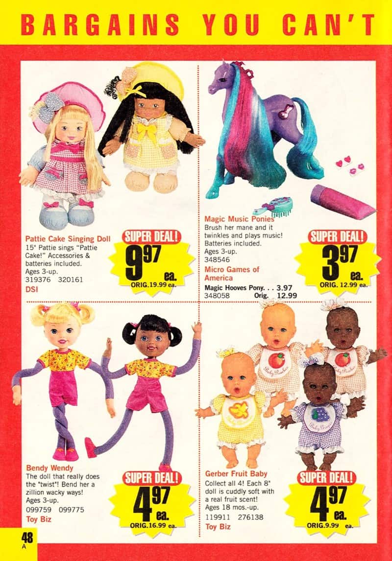 47. Pattie cake singing doll