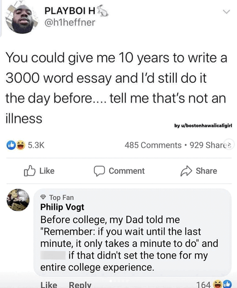 18. That is such a powerful procrastination verse