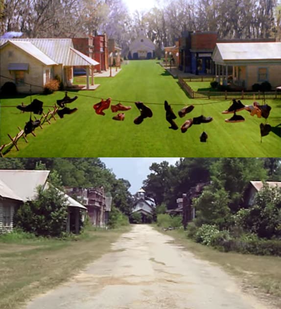 In the heart of Alabama, the town of Spectre from Tim Burton's "Big Fish" remains primarily untouched.