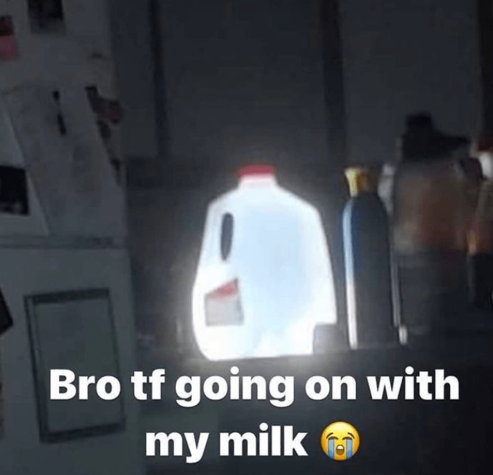 12. It's glowing in the dark