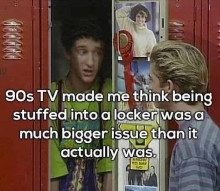 "Who else has never been stuffed in one?! "