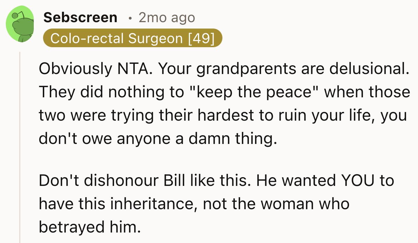 OP's Grandparents Are Delusional