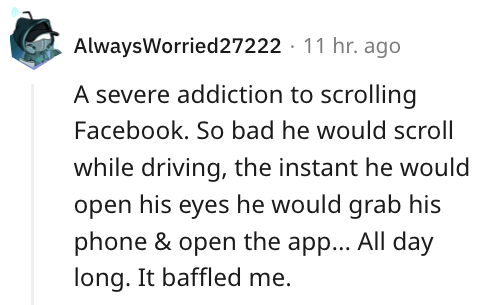 21. Someone who is obsessed with Facebook