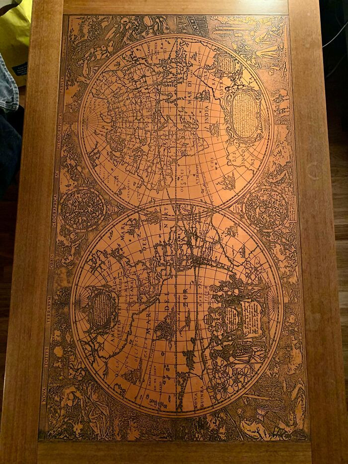 Scored this copper table for 15 dollars. Still shocked