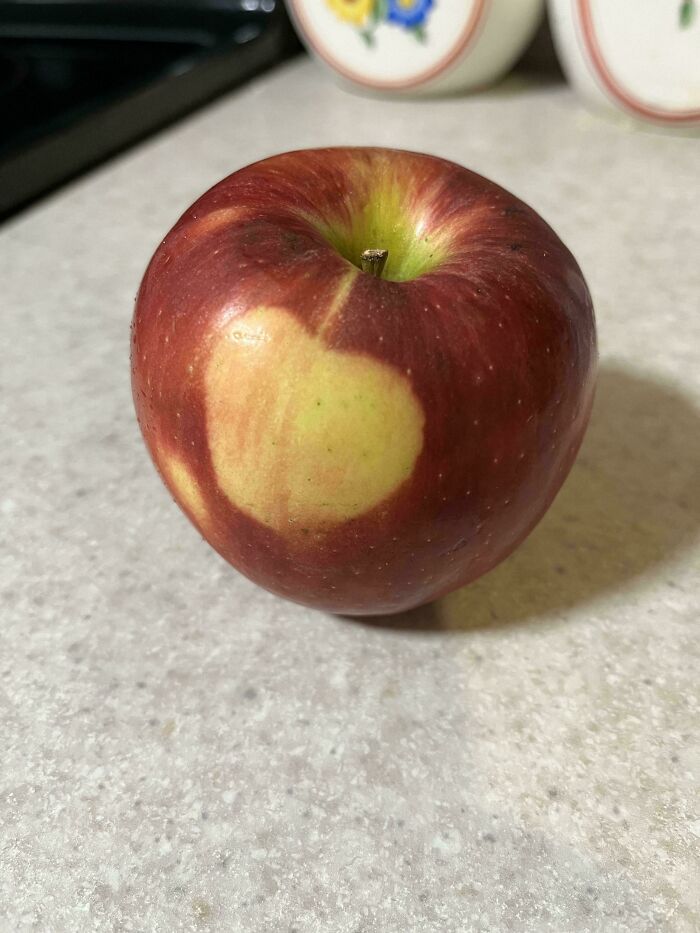 "My Apple Has An Apple On It"