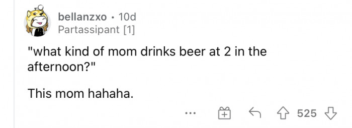 Doesn't every mom?