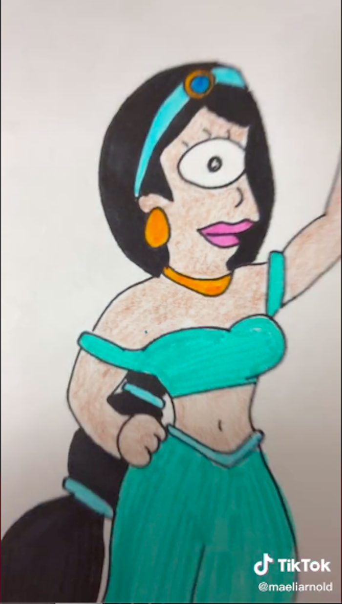 "Jasmine as Futurama"