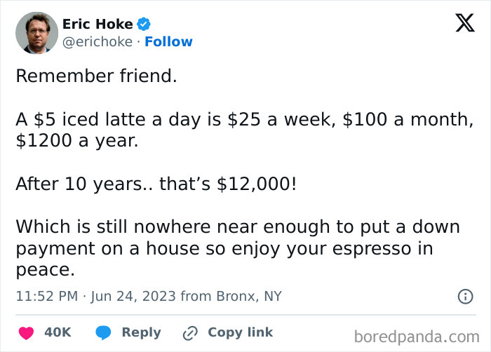 5. Just enjoy your espresso in peace