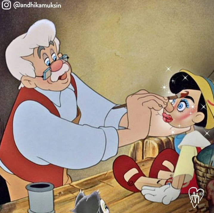 14. Makeup tip #236: Amp up those brows to draw attention away from a prominent nose.