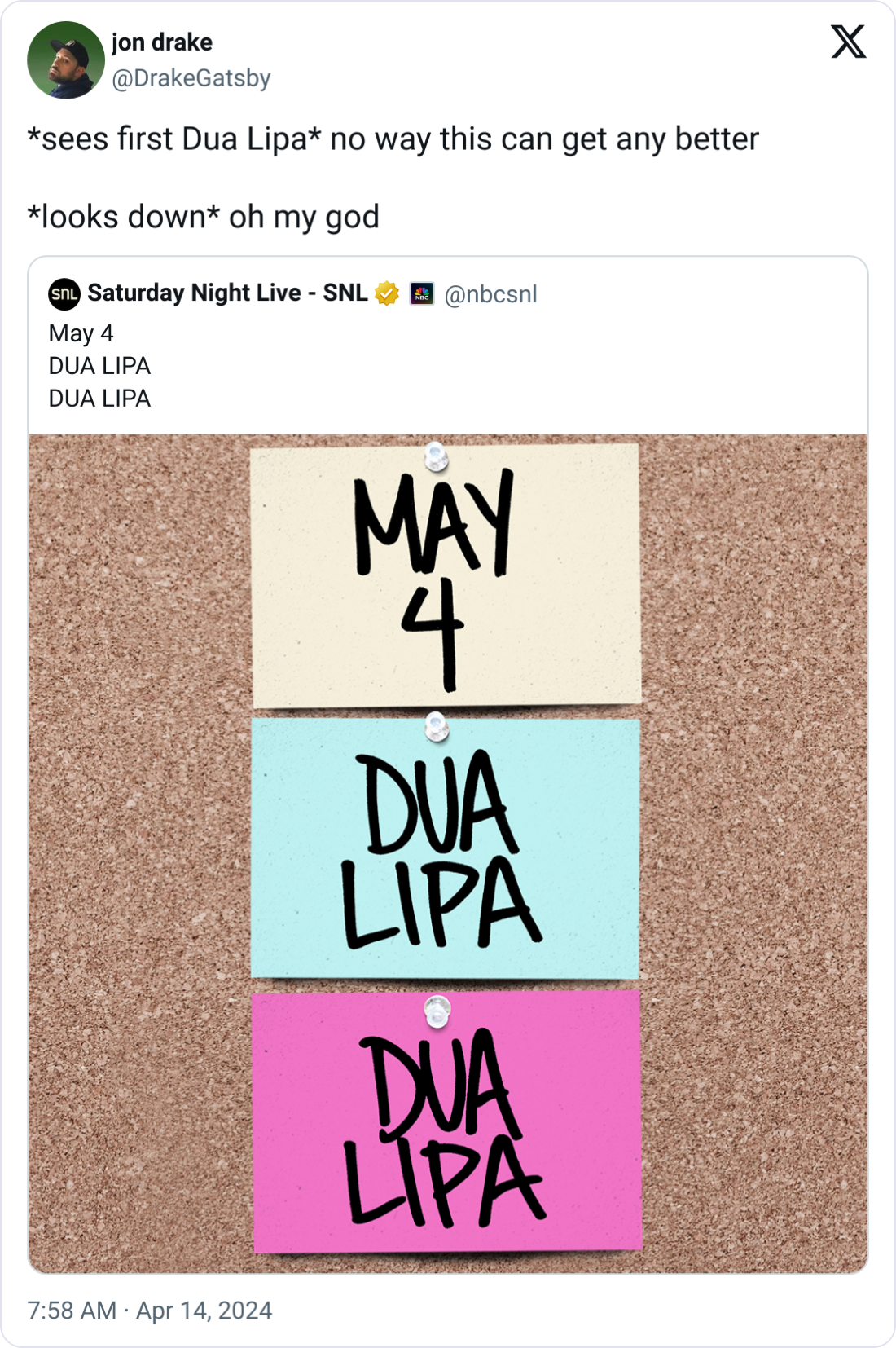 4. The only double booking we're actually excited about.