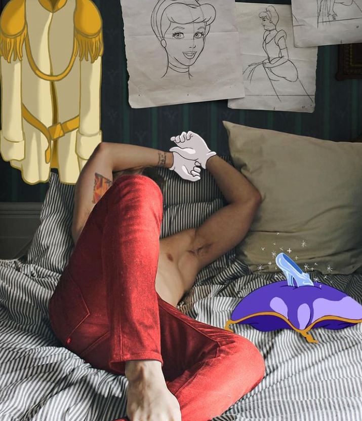 17. "Prince Charming caught daydreaming about his true love. Again."