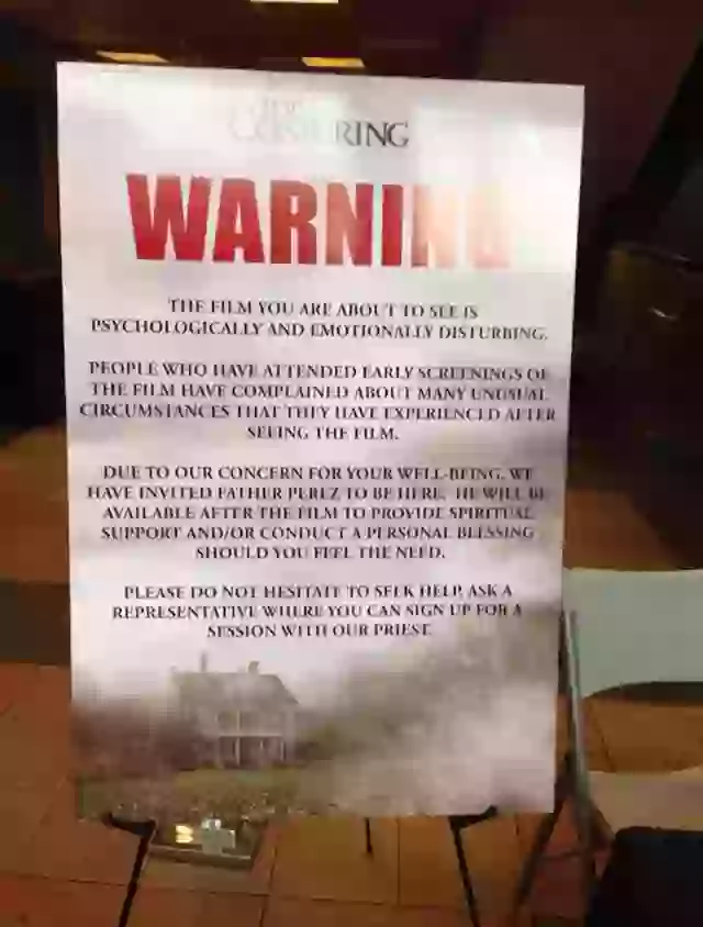 The Conjuring felt so intense to early viewers that a priest was brought in for support.