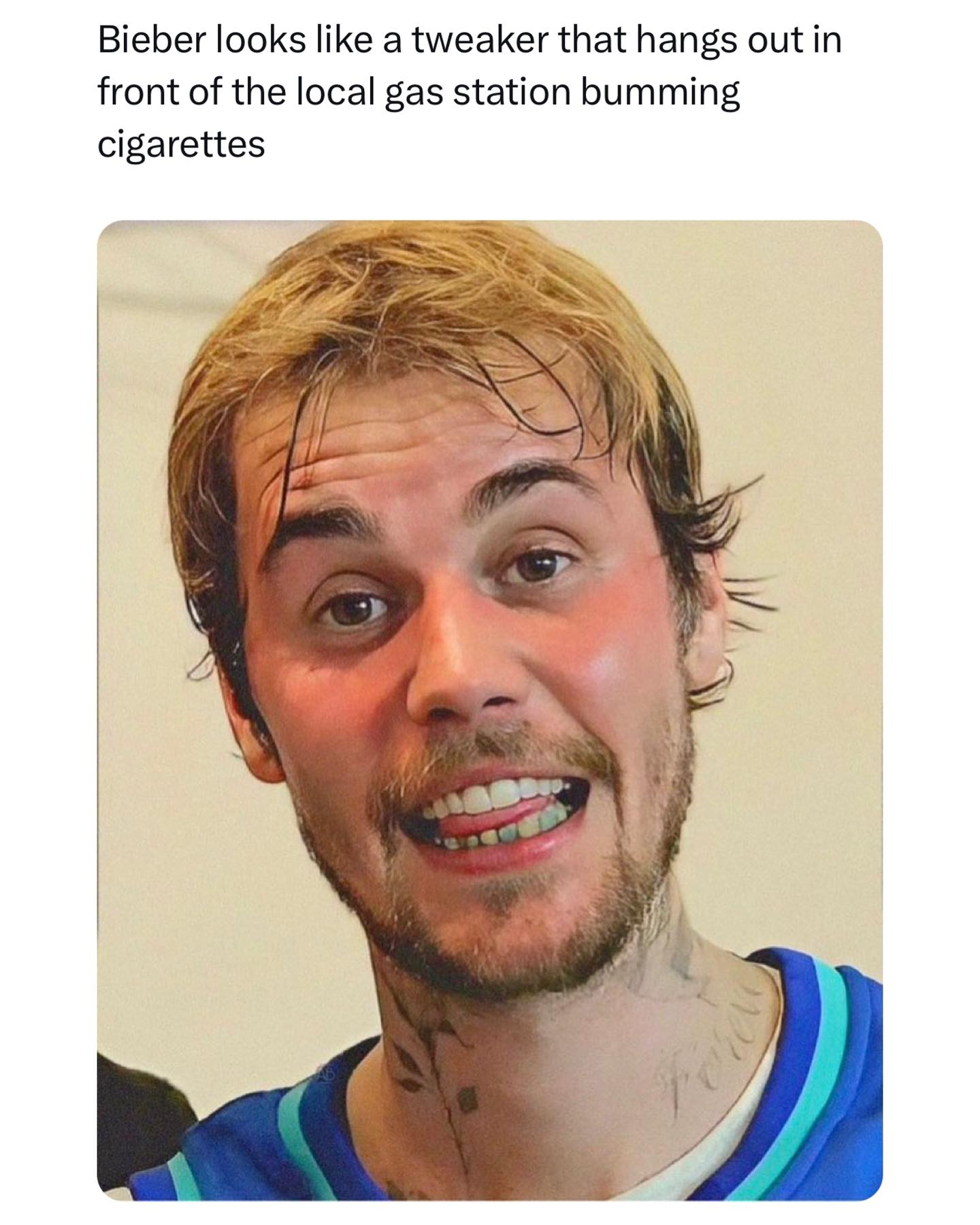 8. He kind of looks like Post Malone here too