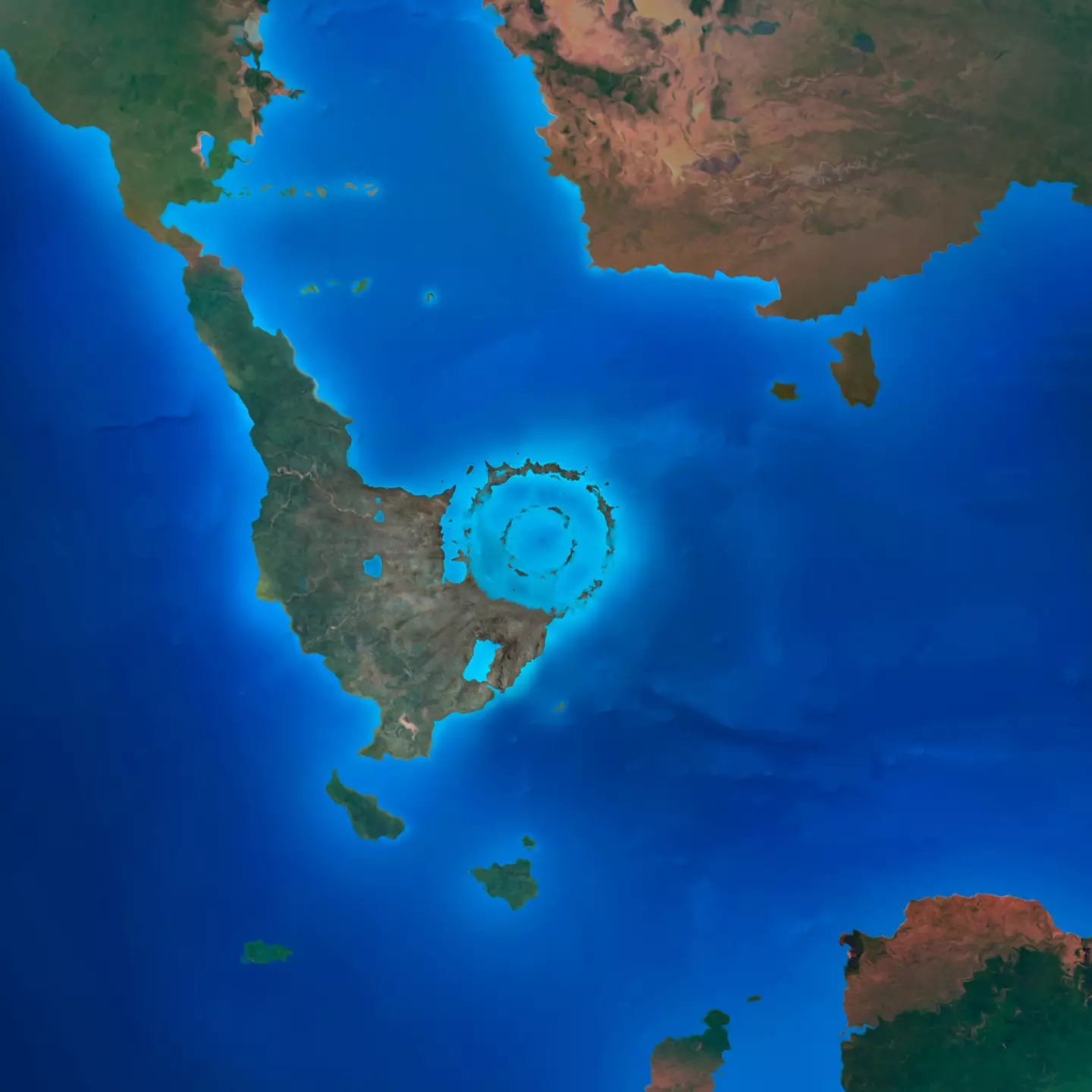 The Chicxulub crater A.K.A. Earth's Historical Facepalm