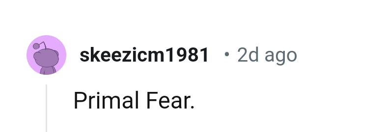 2. The Primal Fear Movie