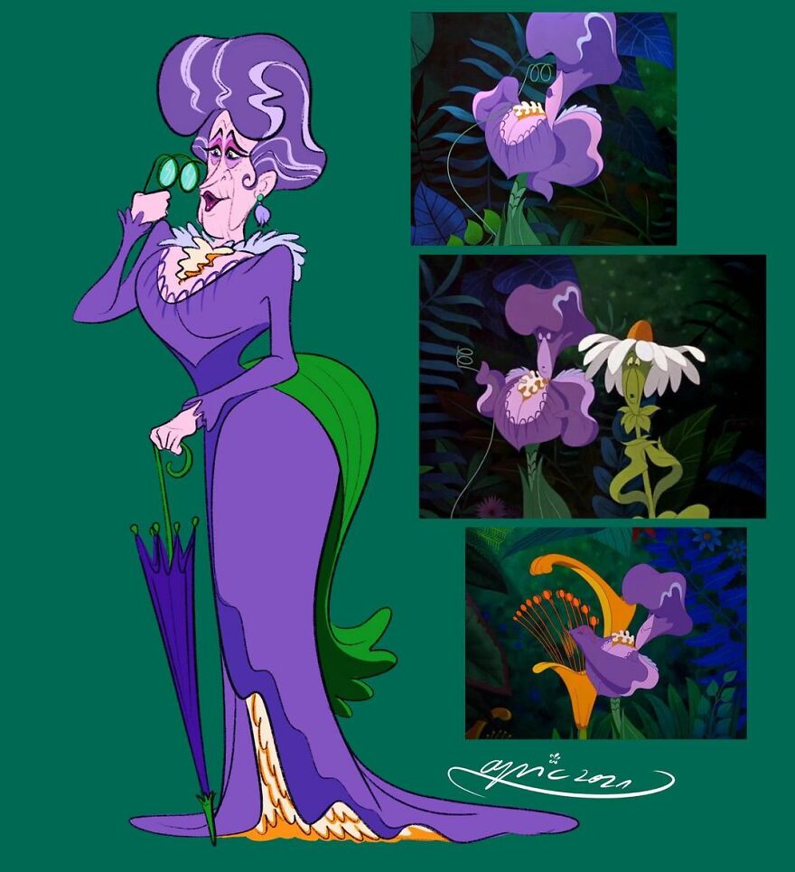 7. The Flower From Alice In Wonderland